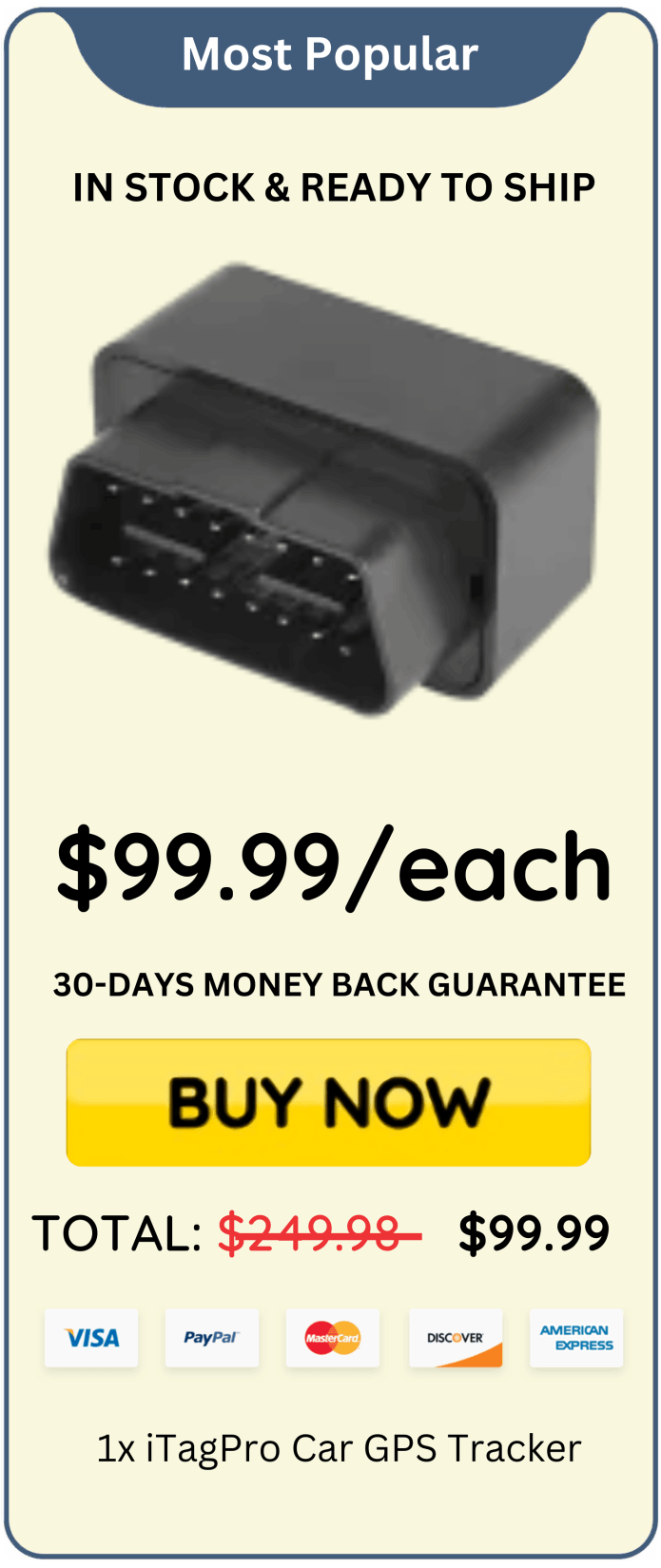 iTagPro Car GPS Tracker offer price 